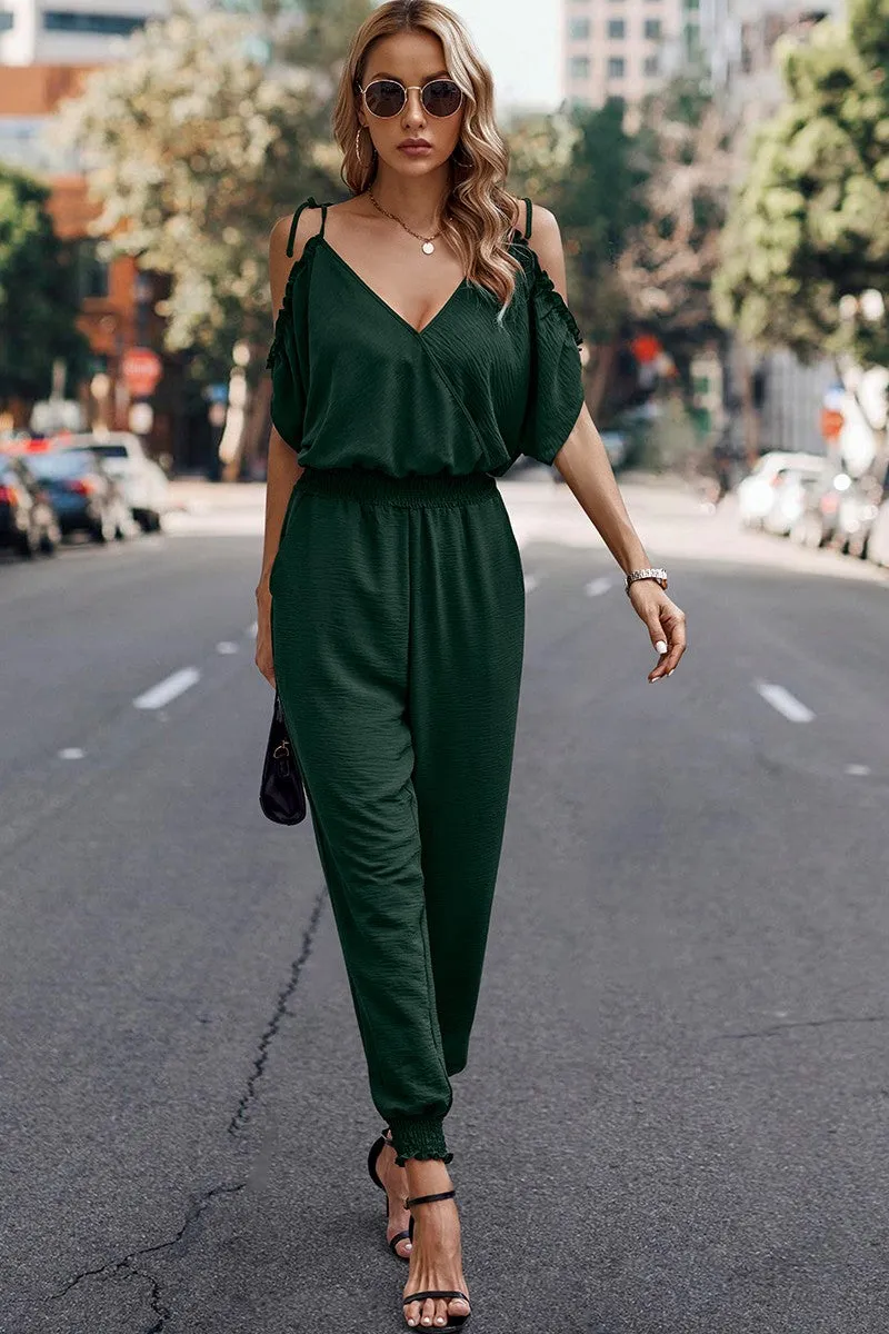 Chic Cascade Jumpsuit