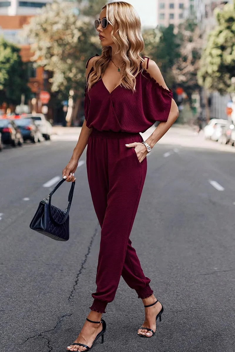 Chic Cascade Jumpsuit