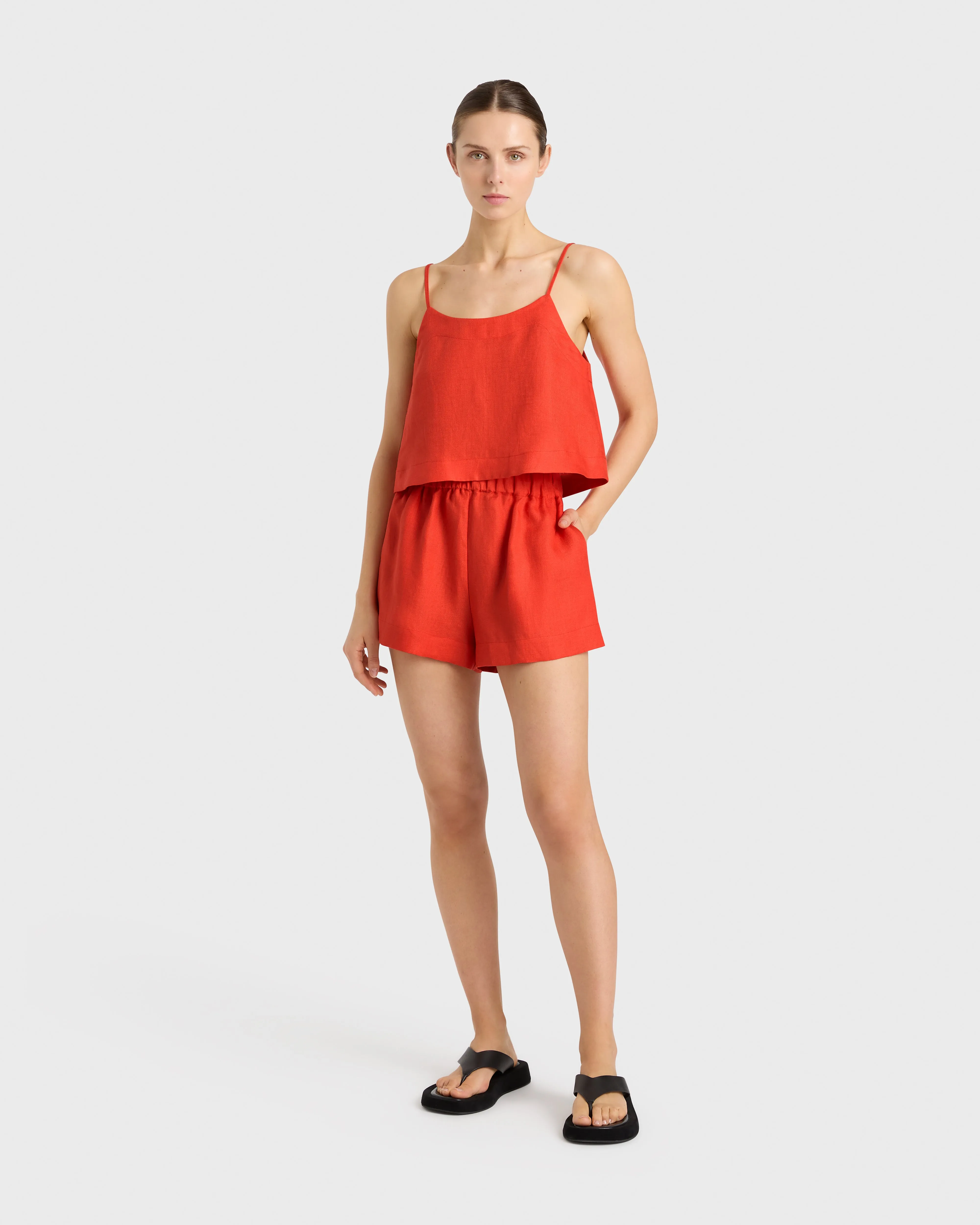 Delphi Universal Cami - Scarlet