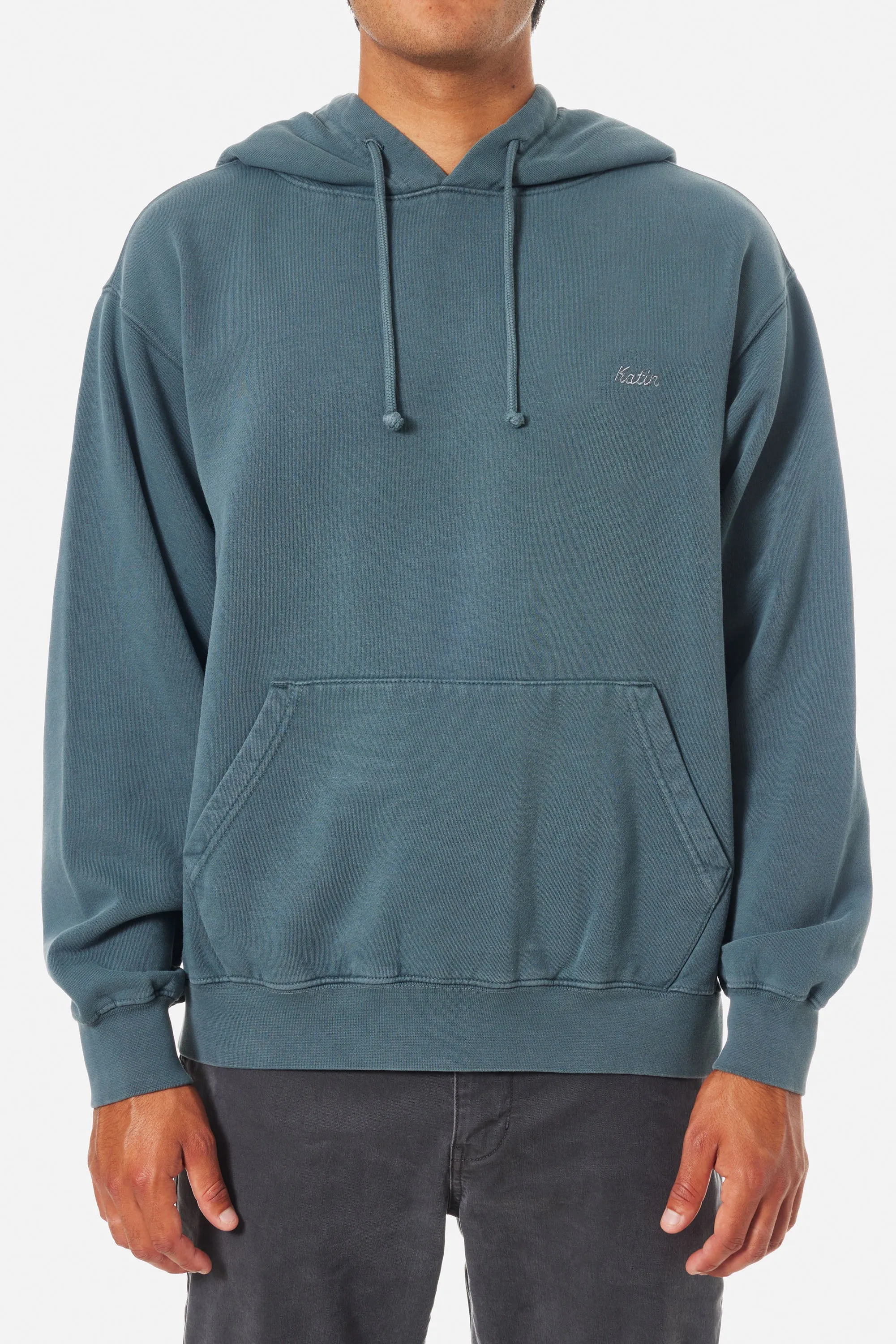 Drawstring Embroidered Hoodie