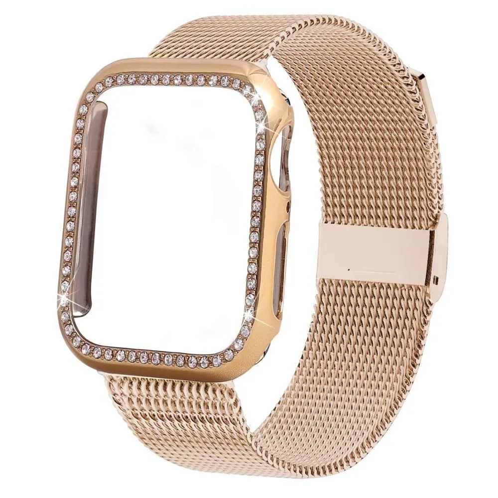 Loop magnetic watch strap
