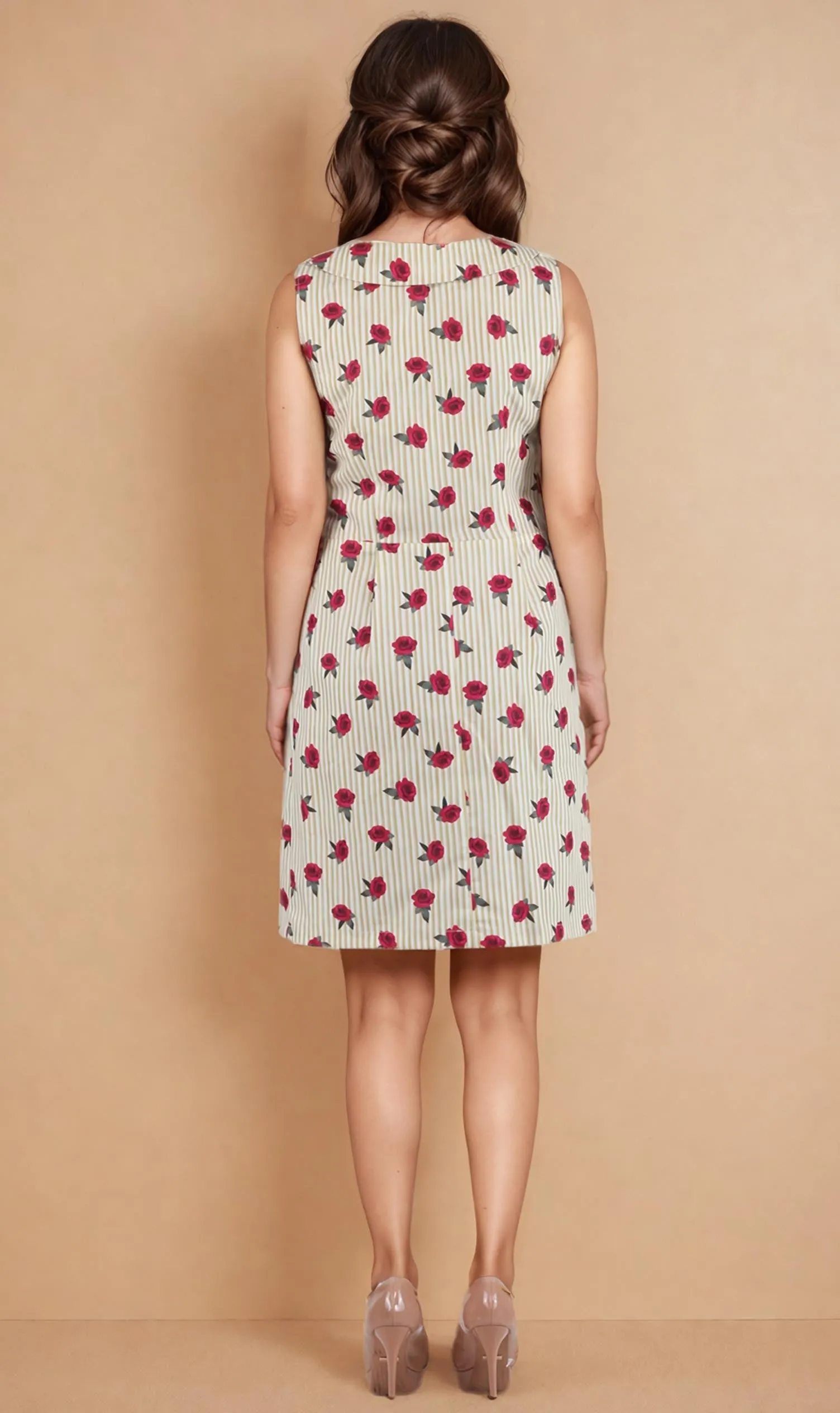 Moana Abstract Printed Dress